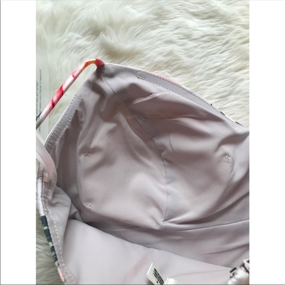 ELIZA J Mikado Floral Print Cocktail Dress Spaghetti Strap Gray Pink Size 8 New - Picture 10 of 14